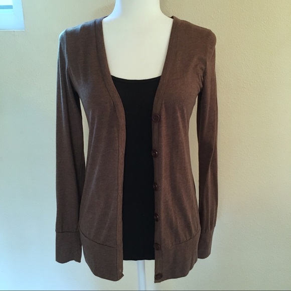 ALLOY Tops - Alloy Brown Button-Up Shirt